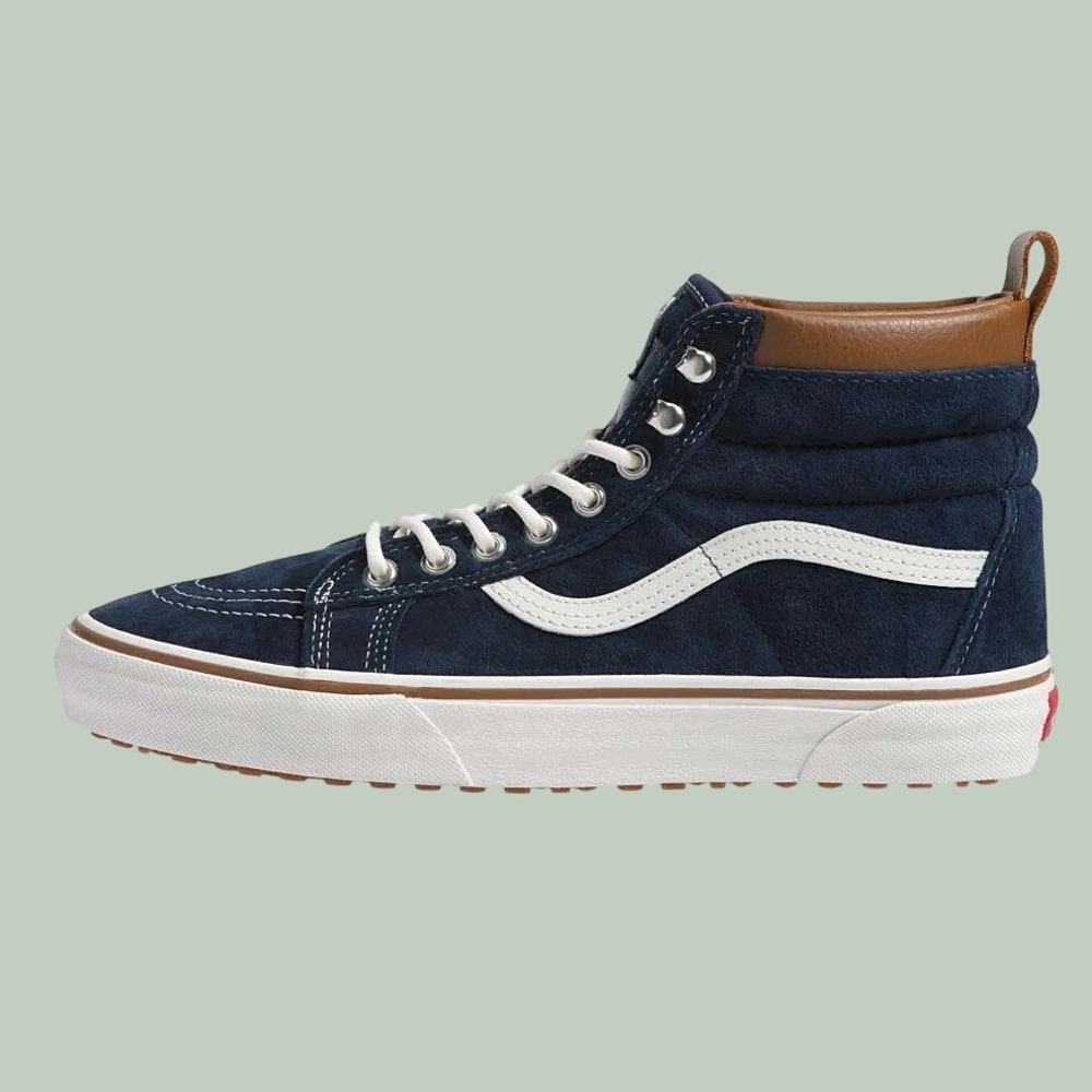 Vans Sk8-Hi MTE Navy Blue Suede All Weather Men's 8/Women's 9.5 UNISEX NEW
